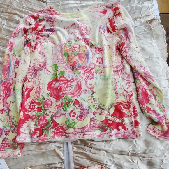 Blue collection Sweater with beaded beautiful S. - Picture 6 of 7